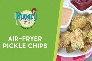 How to Make Hungry Girl’s Air-Fryer Pickle Chips (Speedy Recipe Demo) // #shorts