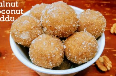 #Shorts| Walnut Coconut Ladoo Recipe | Healthy Recipes | coconut ladoo | Sweet Recipe