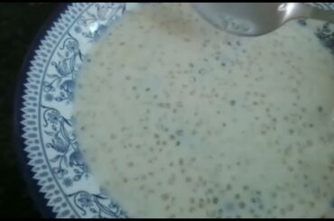 sabudana kheer low fat low calories recipe/ how to make sabudana kheer/