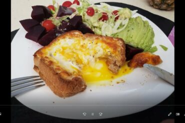 Quick Breakfast ||  Yummy Toast bread ( whole wheat) with egg  || healthy recipes