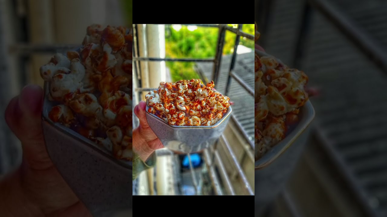 Caramel Popcorn Recipe #Shorts Caramel Popcorn Recipe #Shorts