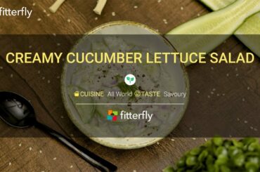 Learn Easy Creamy Cucumber Lettuce Salad | FitterEats