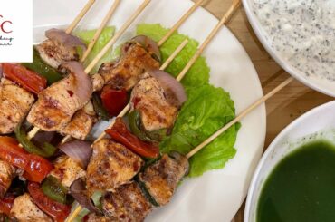 Chicken shashlik sticks | lunchbox recipes | homemade healthy recipes
