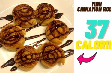 Low calorie dessert-Low calorie recipes for weight loss-Healthy cinnamon rolls