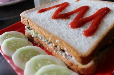 Sunday  sandwich | No cook breakfast | Healthy & quick sandwich in minutes | Raw vegetables sandwich