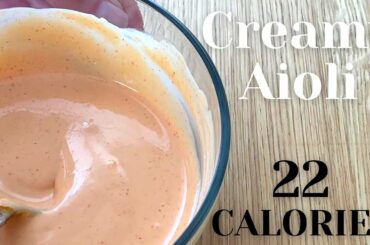 Low Calorie Aioli Recipe - Sriracha and Hot Sauce Dressing
