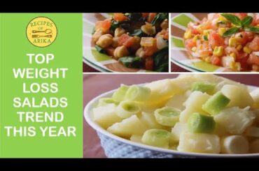 3 Healthy Salad Recipes For Weight Loss | High Protein Salad Recipe