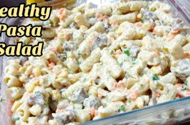 Creamy Beef Pasta Salad | Creamy pasta Salad Recipe | Easy Pasta Salad | Healthy Pasta Salad | Salad