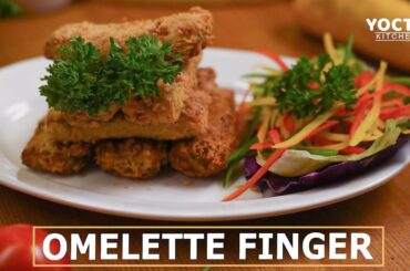 Omelette Finger Recipe | Healthy Snacks | Yocto Kitchen