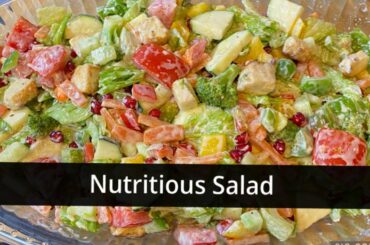 Nutritious salad, Veg salad | healthy salad, #vegetarian, #salads, #recipes