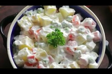 Russian Salad Recipe - Healthy Salad Recipe - Salad Recipe by Wafa Afridi