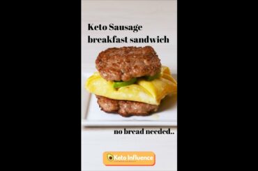 - Make This Healthy, Low Carb and LCHF Keto Sausage Breakfast Sandwich Recipe. ENGLISH. #SHORTS