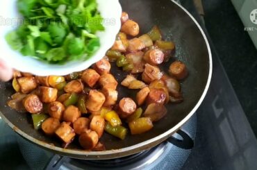 Easy and Tasty Chicken Sausage #Ten minute Dinner recipe#HEALTHY HOMEmade