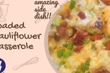 COOK WITH ME! LOADED CAULIFLOWER CASSEROLE | EATING WELL | WW POINTS/CALORIES | PLANNING US HEALTHY