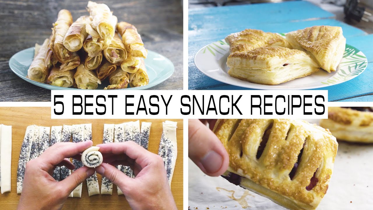 5 Best Easy Snack Recipes 5 Best Easy Snack Recipes