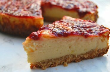 VEGAN CHEESCAKE RECIPE without sugar added! Healthy Cheesecake