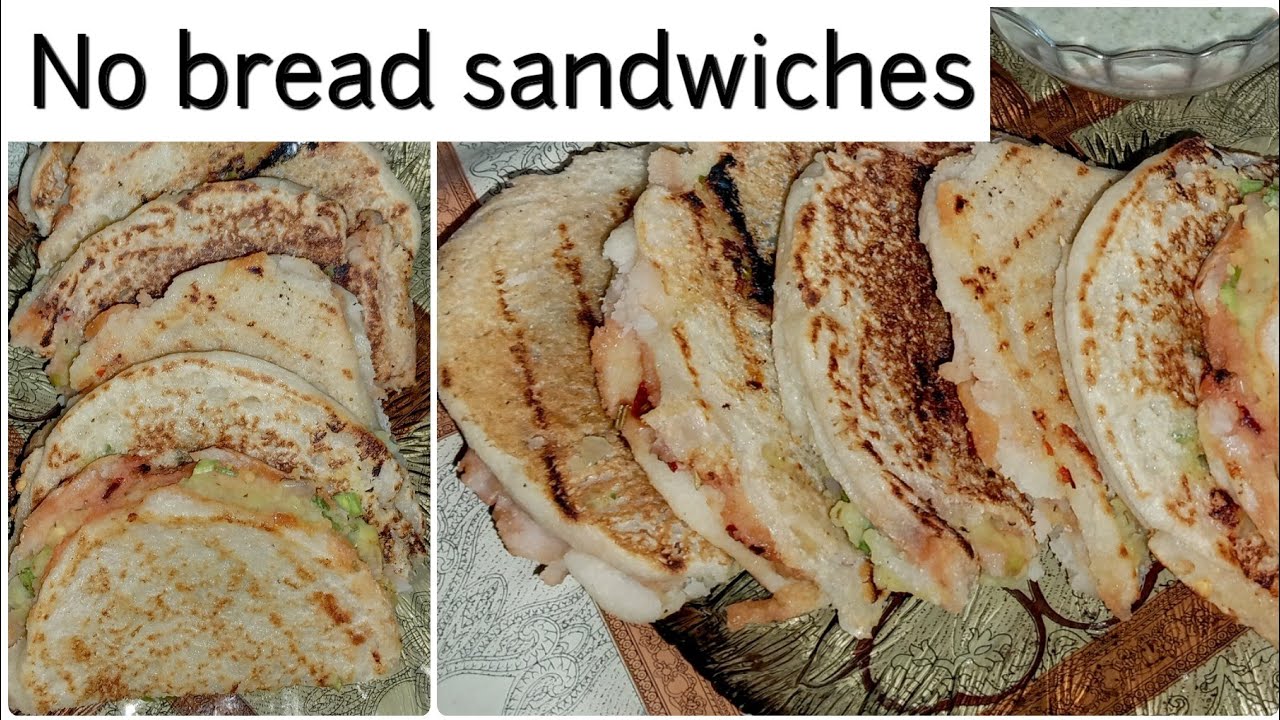 Unique sandwiches without any bread / Instant Sandwiches.Healthy