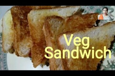 Try this Veg Sandwich Recipe | Bread Cheese Sandwich
