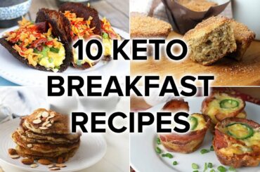 10 Keto Breakfast Recipes that AREN'T Just Eggs