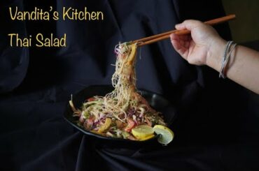 Thai Salad Recipe |  Healthy Salad Recipe | How to make thai salad | Vanditas Kitchen