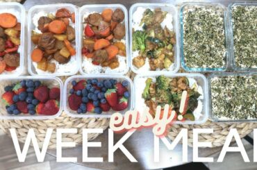 Easy 1 Week MealPrep | Sweet & Sour Meatballs | Easy and Healthy Meal Ideas