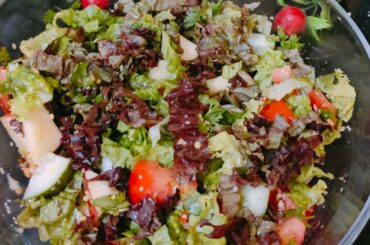 Lettuce Salad | Healthy And Simple  Salad Recipe | Fitness With Anjali #shorts #lettucesalad