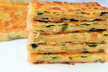 New Breakfast Recipe | Wheat flour Breakfast | Multilayered Spring Onion Paratha |