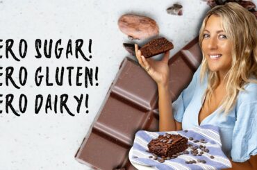 Healthy Chocolate Cake with ZERO Sugar!