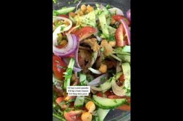 Healthy Food | Healthy Salad | Weight Loss Recipe | Chickpea Salad #shorts #delicious