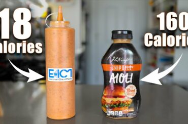 18 Calorie Chipotle Aioli Recipe | Ready in 5 Minutes! Easy + Low Calorie Condiment