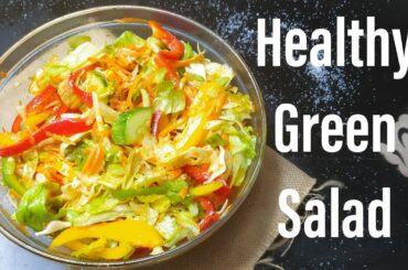Green Healthy Salad | Lunch Dinner Special Salad | Zulekhas Kitchen Recipes