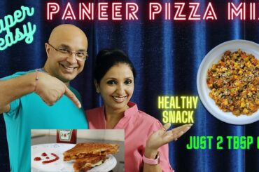 KOSANS | PANEER PIZZA MIX | PANEER CAPSICUM MIX | HEALTHY SNACK | EASY PANEER MIX | QUICK SNACK