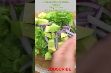 Avocado Shrimp Salad Recipe For Weight Loss - #shorts @salad recipe l Health Buddies