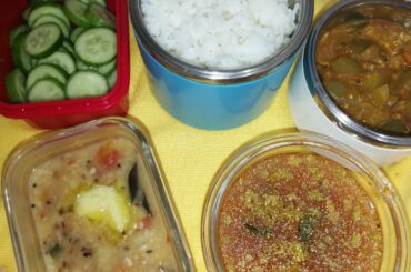 Healthy Lunch box Recipe/Rajapalayam Traditional Dish/Dal & curry/Southindian Style/Archus Samayal