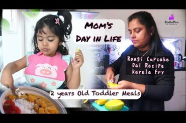 Mom's Life with 2 Years Old | Easy Breakfast & Lunch Recipe for Toddler & Karela Harvesting