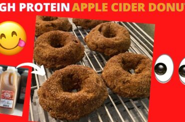 ANABOLIC APPLE CIDER DONUTS Recipe | Simple Low Calorie HIGH PROTEIN Dessert | EASY to Make Dessert