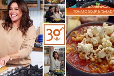 Tomato Soup and Reuben Salad