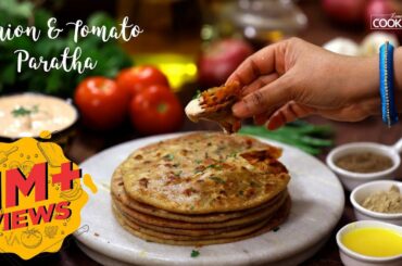 Onion and Tomato Paratha | Paratha Recipe | Indian Bread Recipe | Veg Paratha | Home Cooking Show