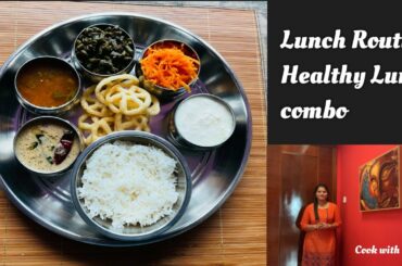 Lunch Routine | Poricha Kootu | Rasam | Long Beans fry | Carrot salad | Healthy lunch combo