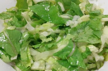 HEALTHY SALAD RECIPE CUCUMBER LETTUCE ROCCA LEAVES #shorts