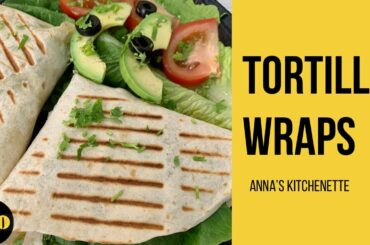 Tortilla Wraps | Healthy Tortilla Breakfast Recipe | Tortilla Sandwich | Quick and Easy