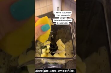 Make Healthy Smoothies For Weight Loss At Home | Detox Drink |  Smoothie Recipes #Shorts