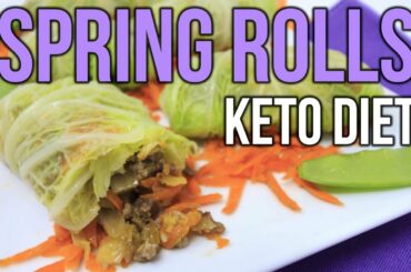 How to Cook Healthy Keto Spring Rolls - Low Carb and Easy Recipes Weightloss