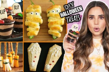 Last Minute EASY Halloween Treats | Halloween Recipes | DIY Snacks by Rosanna Pansino
