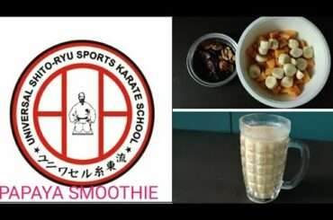 papaya smoothie #smoothie #healthy #recipes #nutrition #fitness #getfit #india #karate