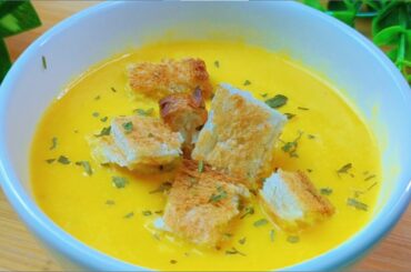 Easy and healthy carrot soup recipes at home! Rich and creamy like restaurant style! Delicious!
