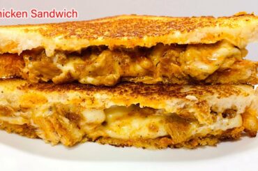 Chicken Sandwich Recipe | Easy Spicy Chicken Sandwich | Healthy Breakfast Sandwich Recipe.