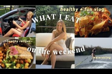 Healthy while PARTYING & eating out // weekend VLOG + my salmon recipe