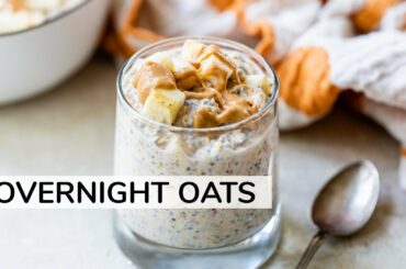 OVERNIGHT OATS RECIPE | for weight loss
