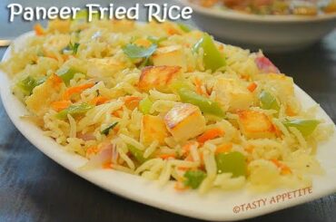 Paneer Fried Rice Recipe | Healthy Lunch Box Recipes